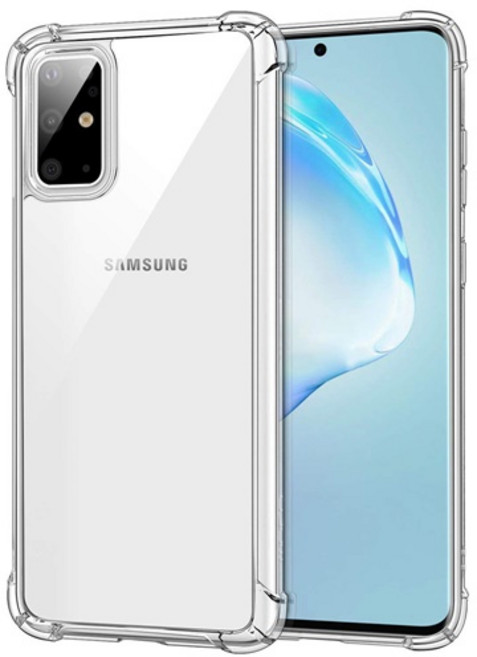 데일리어스 갤럭시 S20 울트라 (G988) 클리어 테두리 에어 범퍼 쉴드 투명 젤리 스마트폰 핸드폰 케이스