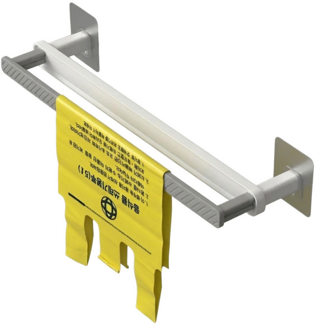 루모 종량제 비닐 봉투 정리 걸이, 1개, WHITE