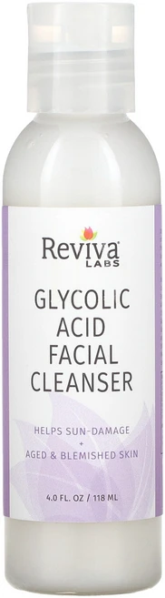 Reviva Labs 글라이콜릭애씨드 페이셜 클렌저 118ml(4fl oz) 2팩, 1개, 118ml - 쿠팡