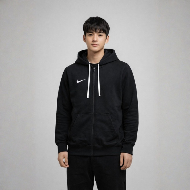 나이키 파크26 스우시 플리스 기모 후드집업 IB1228-010