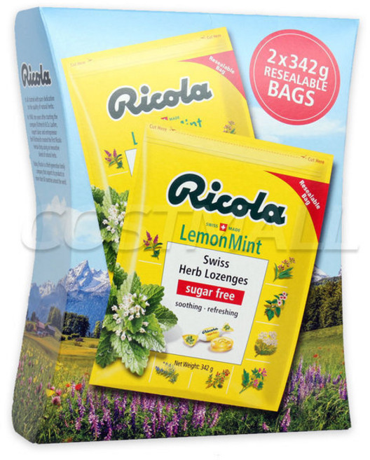 리콜라 스위스 허브 캔디 레몬민트, 684g, 1개