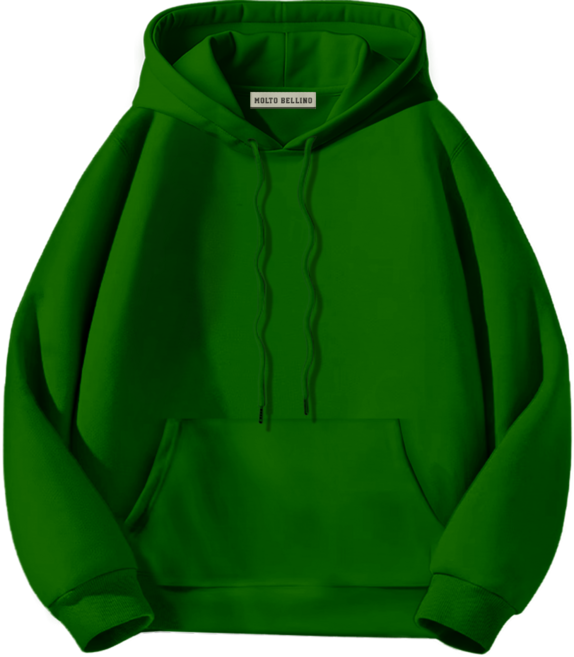 몰토벨리노 ST 스탠다드핏 무지 후드티