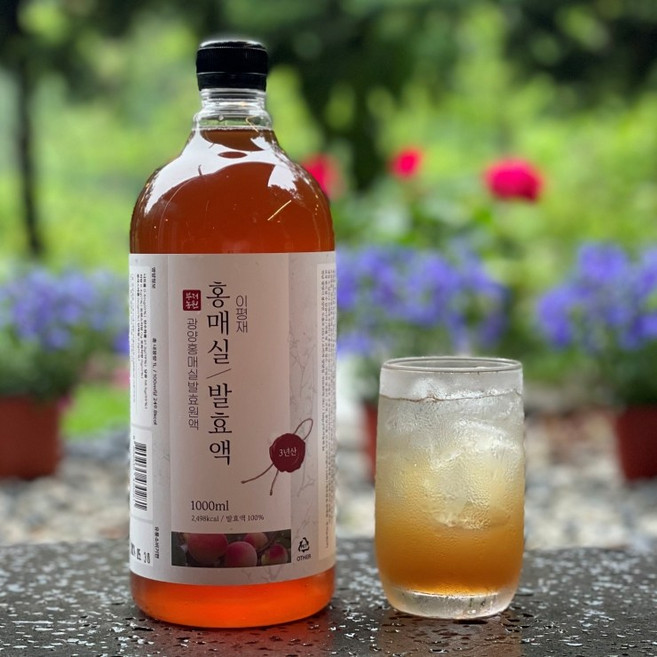 광양매실 홍매실 발효액, 1개, 1L