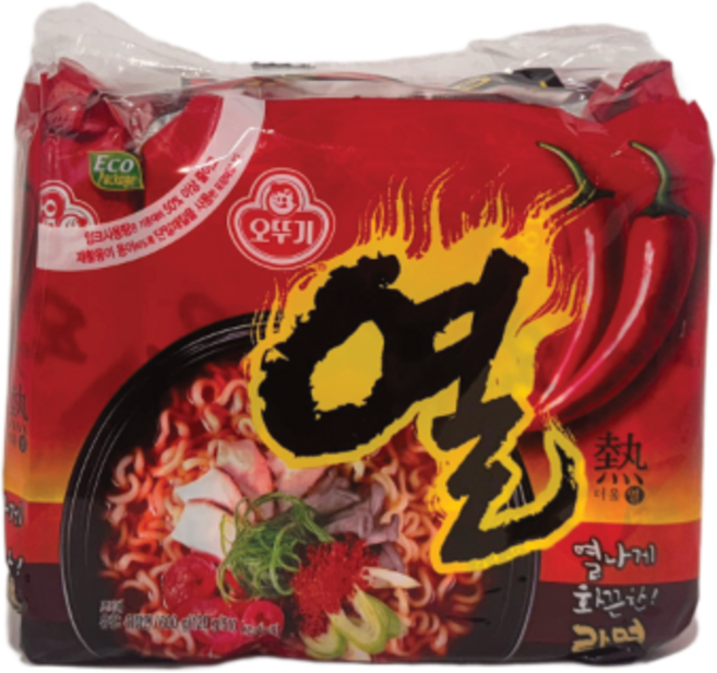 열라면 화끈한 120g 5개