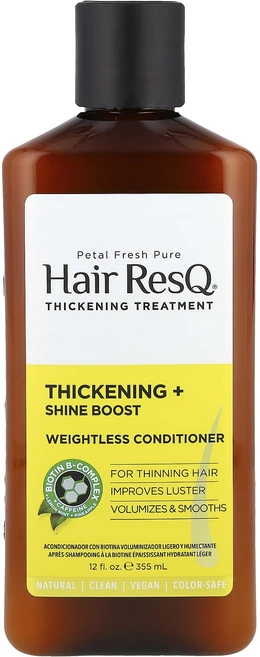 Petal Fresh Hair ResQ® 씨크닝 트리트먼트 웨이트레스 컨디셔너 가는 모발용 355ml(12fl oz), PetalFreshHairResQ씨크닝트리트먼트웨이트레, 1개, 355ml - 쿠팡