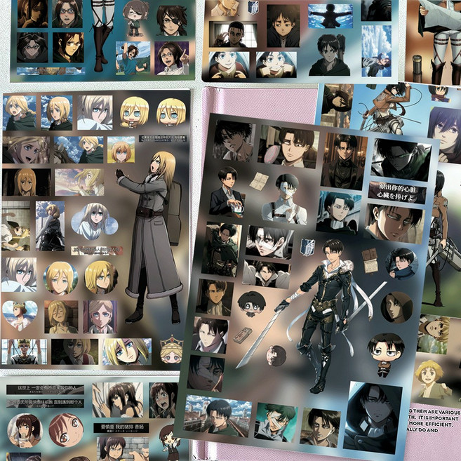 로테오 일본 애니 다꾸 스티커, 진격의거인A, 1세트