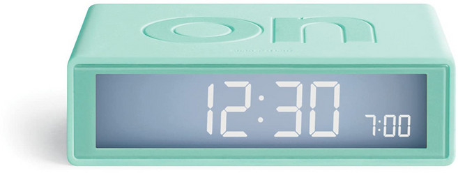 Lexon Design LR151M1 LCD 미니 알람 탁상시계 민트그린