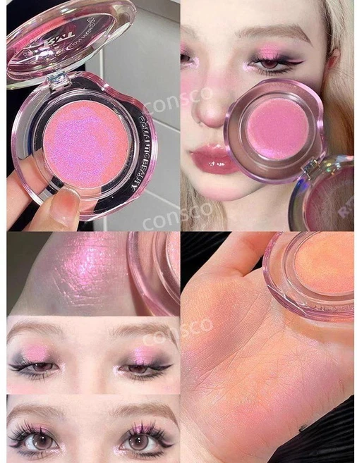 RMT 로맨틱뷰티 하이라이터 듀오크롬 멀티크롬 섀도우 겸용 미니, 5. 미니 12호, 1개 - 쿠팡