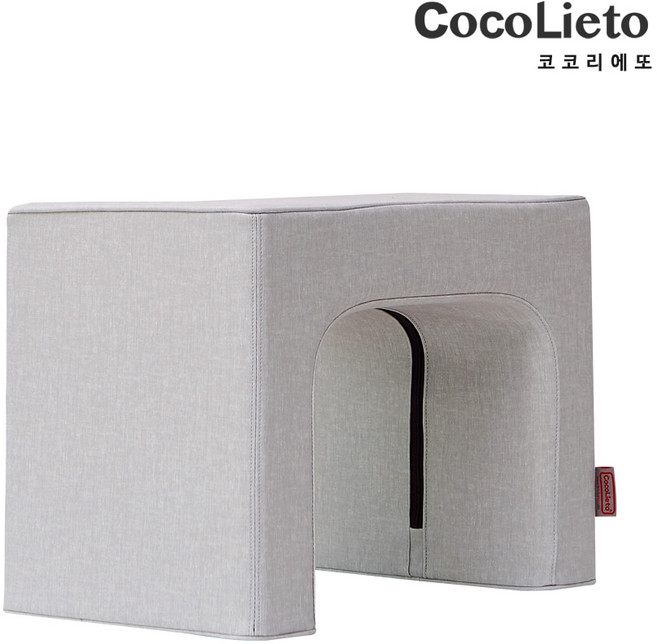 리에또 프린 퍼즐 유아동테이블 아기책상 친환경소재, 그레이