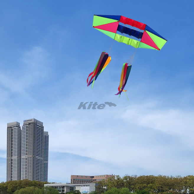 불의나라 인공위성연 (초대형연 연날리기 체험학습 가오리연) 연날리기