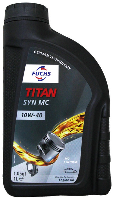 【易油網】FUCHS TITAN SYN MC 10W40 長效合成機油 MC分子油, 1個