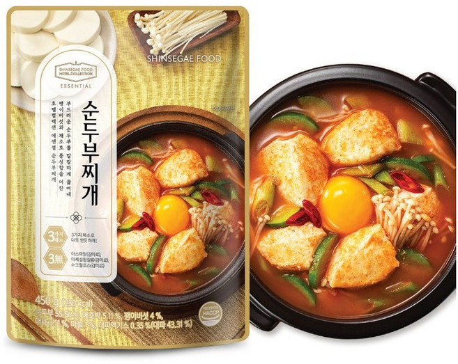 호텔컬렉션 에센셜 순두부찌개 450g, 10개