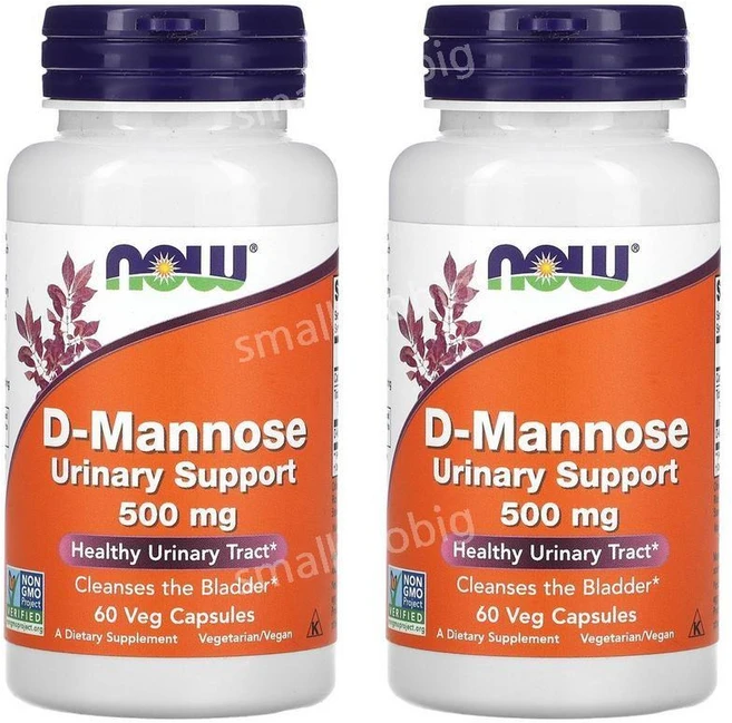 나우푸드 디만노스 500mg 60캡슐 2병 디마노스 만노오스 D mannose, 60정 2병, 60정 - 쿠팡