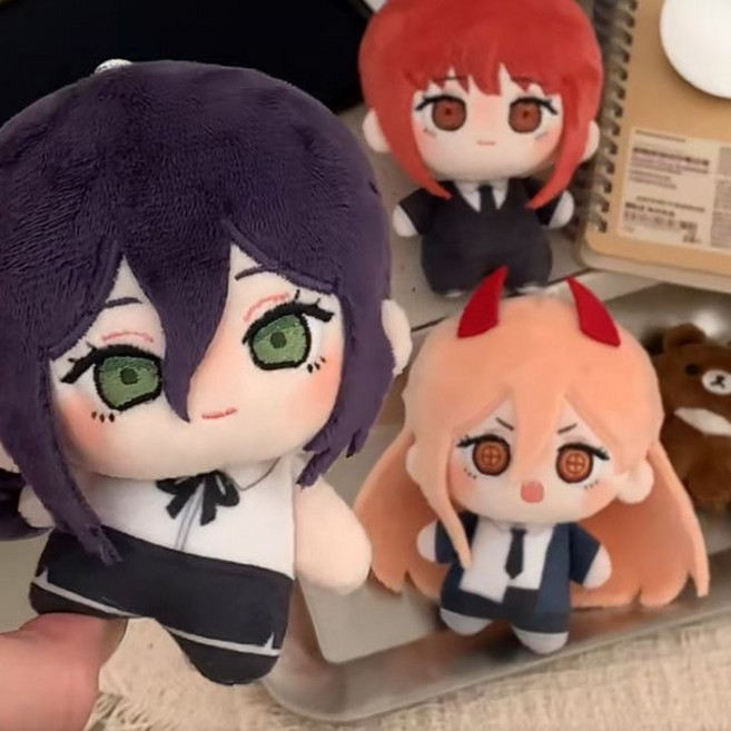 체인소맨 마키마 파워 레제 10cm 솜인형 애니 굿즈 인형, 1개