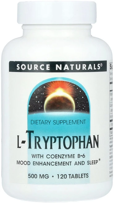 Source Naturals l-트립토판 코엔자임B-6 함유 120정 Naturals (소스 내추럴스), 1개 - 쿠팡