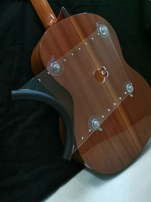 기타 무릎 받침대 거치대 경량 고정 다리 아크릴소형 클래식기타 소형, 1개, 국산 아크릴 중형