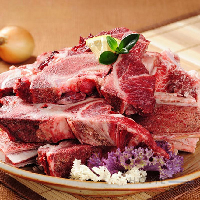 한우 대관령한우 곰탕용 쇠고기 2kg 소고기 잡뼈스킨, 1개