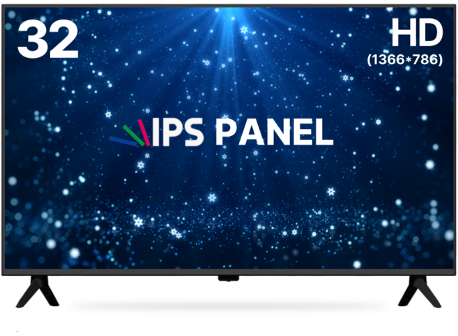 [10% 환급] 에어리브 32인치 LED HD TV 대기업 IPS 정품패널 에너지 효율 1등급, XP32H, 고객직접설치, 스탠드형, 81cm(32인치)