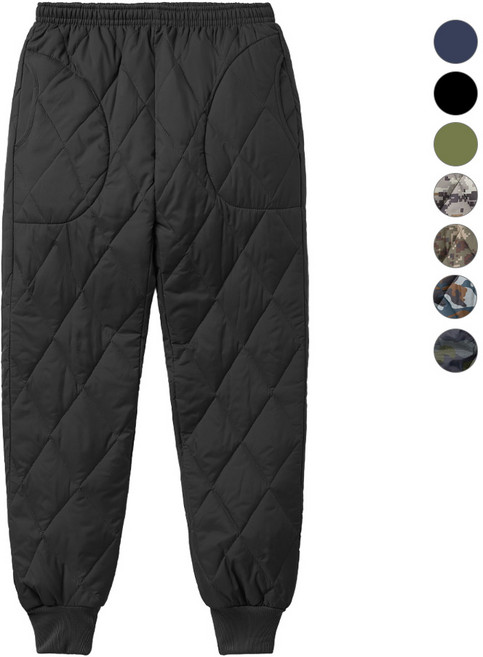 모니즈 하이넥 깔깔이 세트 패딩 점퍼 집업 자켓 바지 팬츠 빅사이즈 겨울 작업복 방한복 KKA_SET_H