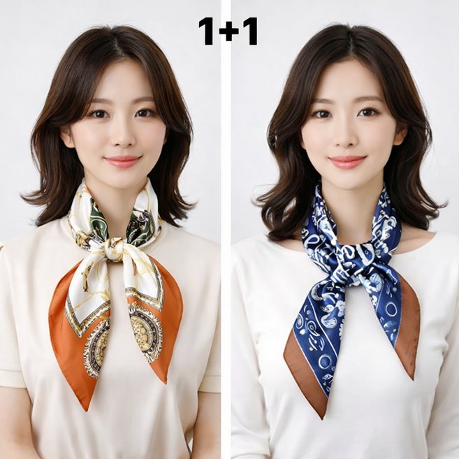 블랙체리몰 봄가을 데일리 고급패션 머플러스카프 1+1