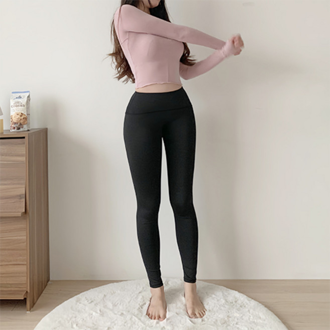 데일리유 여성용 밴딩 하이웨스트 헬스 요가 필라테스 레깅스