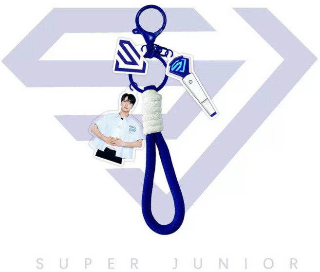 SUPER JUNIOR 亞克力鑰匙扣掛件, 1個, 1版