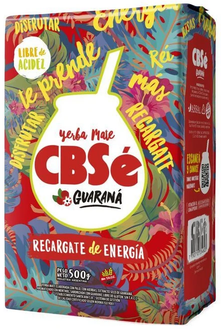 CBSE 과라나 예르바 마테 잎차 500g - 쿠팡