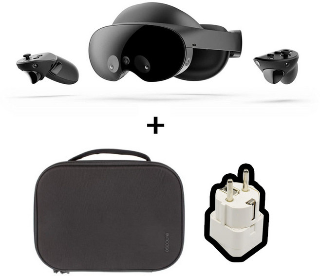 메타 퀘스트 프로 Meta Quest Pro+정품가방+고급 변환 플러그, 25cm