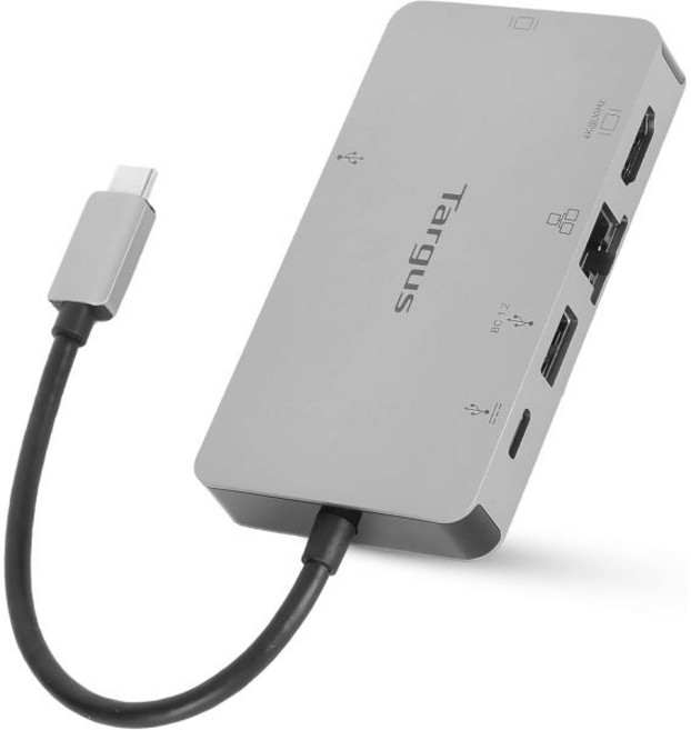 USB 허브 멀티포트 타거스 도크419USZ 도킹 스테이션 노트북용 100W 타입 C 3개 포트 네트워크(RJ45) HDM VGA 유선