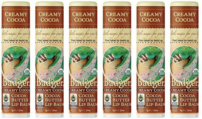 뱃저 코코아 버터 립 밤 7g, Creamy Cocoa, 6개 - 쿠팡