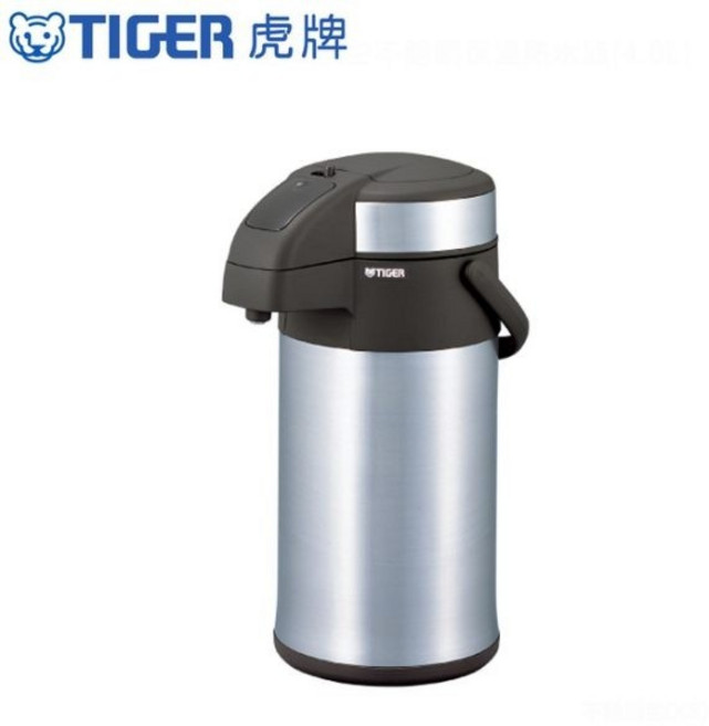 TIGER虎牌 4.0L氣壓式不鏽鋼保溫保冷瓶 MAA-A402, 1個