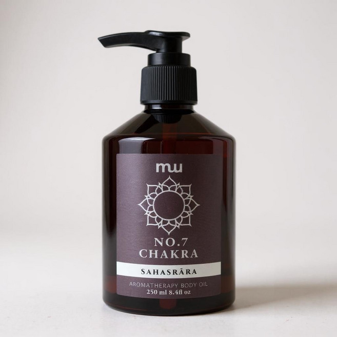 mu No.7 寧靜沉澱按摩油 七脈輪複方 草本香氛 250ml, 250g, 1個