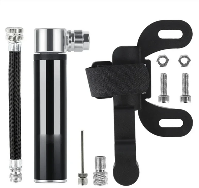 씽크라이더 미니 자전거 펌프 사이클링 핸드 에어 어 공기 주입기 러 산악, B, 1개