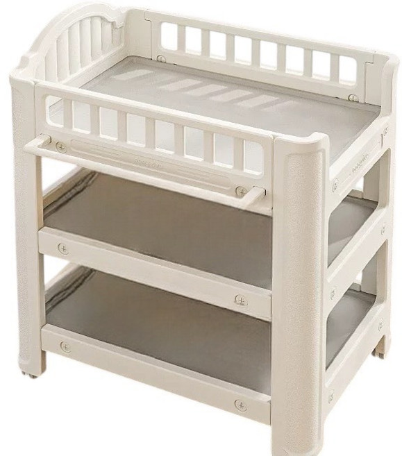 多功能嬰兒尿布台附儲物空間, 單色