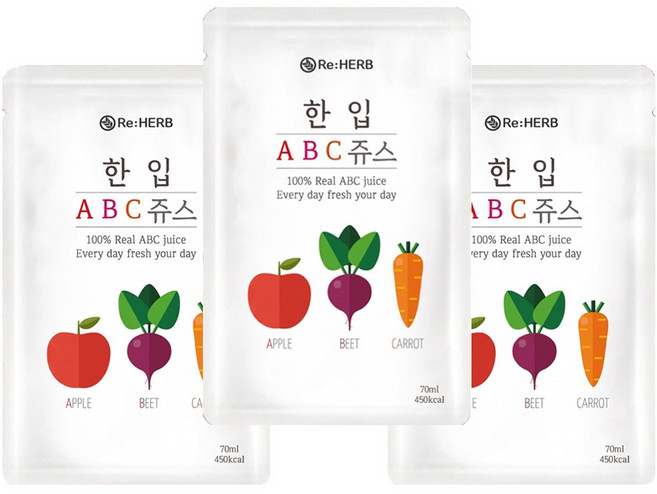 리허브 한입 ABC 주스, 30개, 100ml