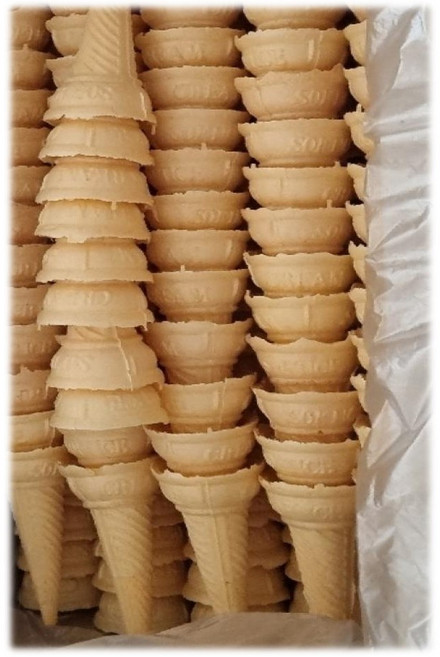 아이스크림 콘컵 과자 300개입, 1kg, 2박스