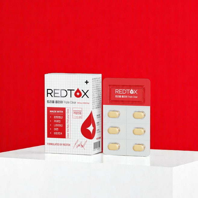 레드톡스 트리플클리어 판토커큐민 배합, 1박스, 30정