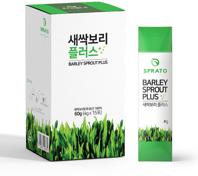 스프라토 새싹보리 플러스, 60g, 1개