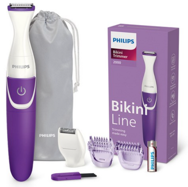 필립스 에센셜 비키니 트리머 딥 퍼플, BRT383/15, 제모면도기