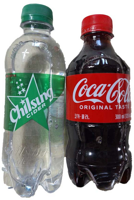 코카콜라 칠성사이다 300ml 각 12입 총 24입, 24개