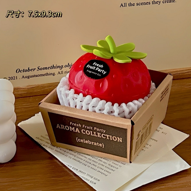 Fresh Fruit Party 檸檬造型香氛擺飾, 草莓