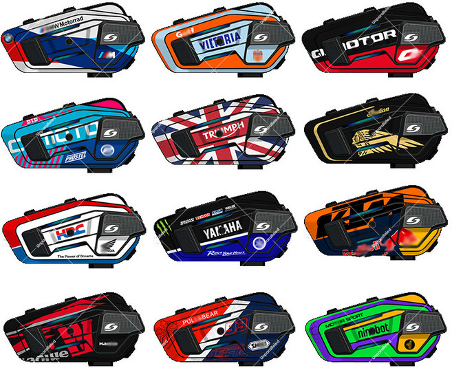 비모토 V10X V10S 데칼 스티커 블루투스, 1개, arai-V10X/S 에디션, 단일 모델