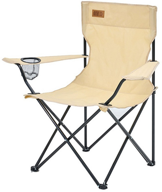 탄씨엔쯔 접이식 캠핑 의자 TXZFSY01, 카키, 1개