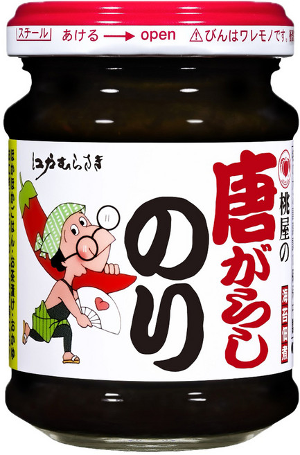 桃屋 江戶紫辣椒海苔燉菜, 1個, 105g