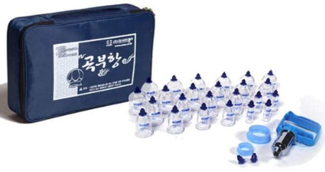 의료용 아시아엠이 부항기 부항총구성 AMB-W24 24컵, 1