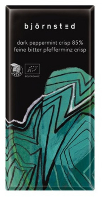뵨스테드 유기농 다크 페퍼민트 크리스피 초콜릿, 100g, 1개
