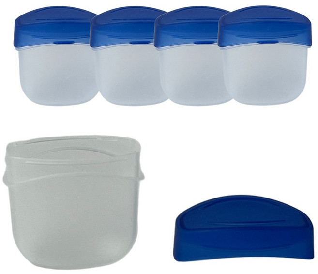 조은디 미니 립밤 연고 크림 여행용 소분 공병 바세린 용기 5개 1세트, 1개