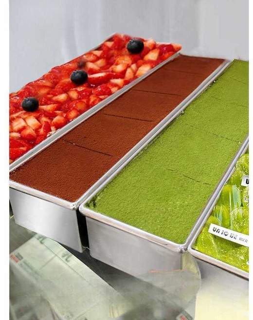 티라미수 틀 케이크 몰드 파운드 금형 사각 스테인레스 롱틀, 1개