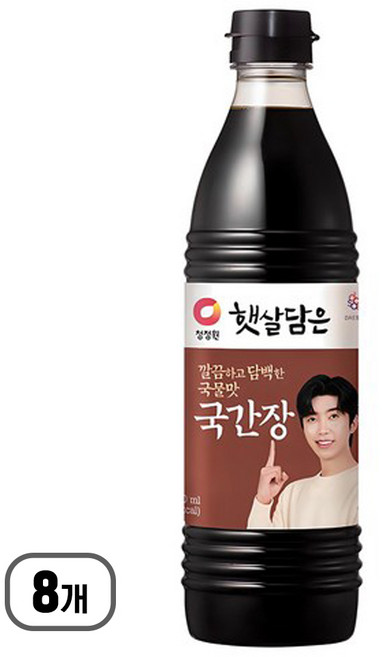 청정원 햇살담은 국간장, 840ml, 8개