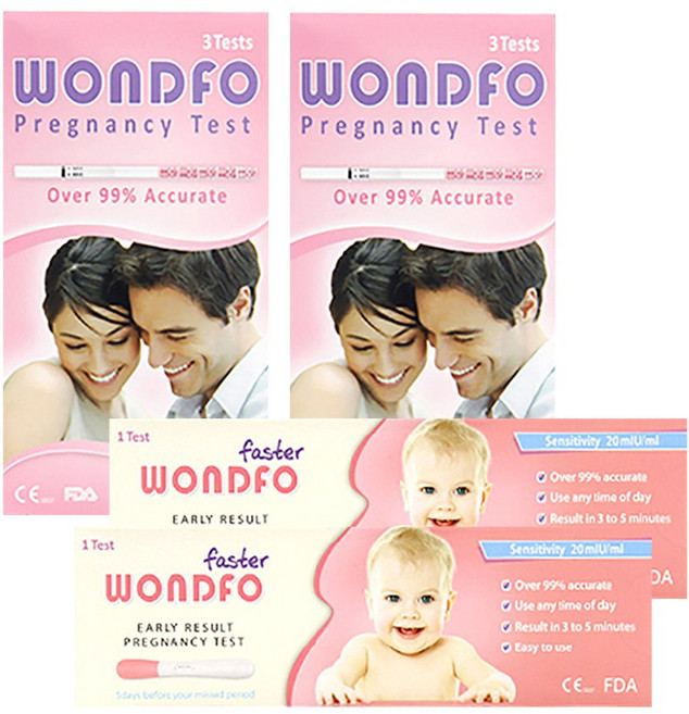 원포 임테기 3개입X2개+원포패스터 2개 임신테스트기, 1세트